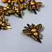 Набор крупных брадсов "Бронзовая муха", цвет бронза (АртУзор)