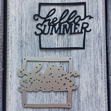 Нож "Hello Summer", 5,2х5,6 см (ArtScrap)