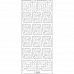 Контурные наклейки с бархатным покрытием "Белые цветочные уголки" (Elizabeth Craft)