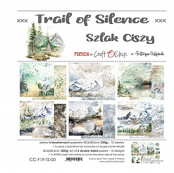 Набор бумаги 30х30 см "Trail of silence", 6 листов (CraftO'clock)