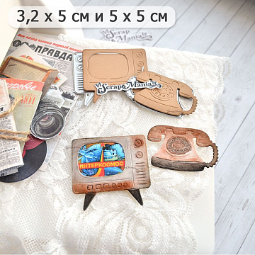 Нож "СССР. Говорит и показывает...", 5х5 см (ScrapMania)