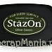 Подушечка чернильная универсальная StazOn, размер 96х67 мм, цвет оливковый зеленый