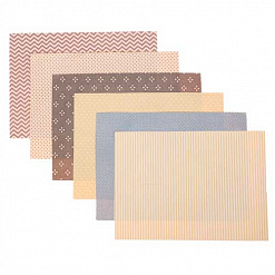 Набор ткани на клеевой основе А4 "Стильная геометрия" (АртУзор)