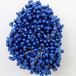 Тычинки "Двусторонние. Синие", 6 см, 100 шт
