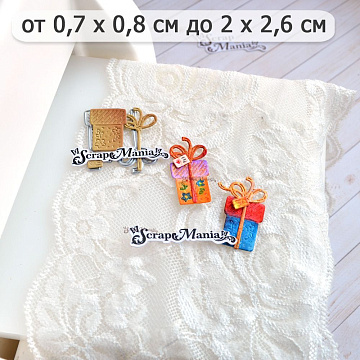Нож "Подарок на праздник", 2х2,6 см (ScrapMania)