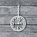 Чипборд "Часы 583", 7,5х4,5 см (Fantasy)