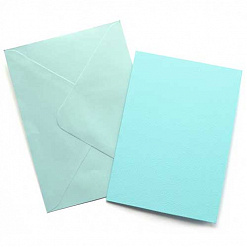Текстурированная заготовка для открытки А6, цвет пастельно-голубой (Craft Premier)