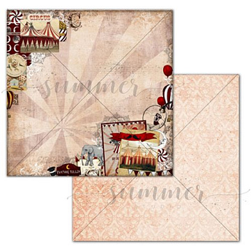 Бумага 30х30 см "Circus. Celebrate everything" (Summer Studio)