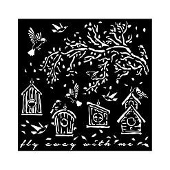 Трафарет 18х18 см "Garden. Скворечники" (Stamperia)