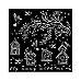 Трафарет 18х18 см "Garden. Скворечники" (Stamperia)