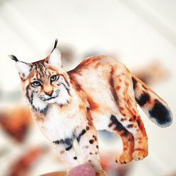 Набор высечек из ткани "Альпинисты", 4,6х7,5 см, 21 шт (RozeFlowers)