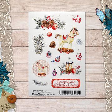 Набор наклеек А6 "Румяный Новый Год. Пряность" (ScrapMania)