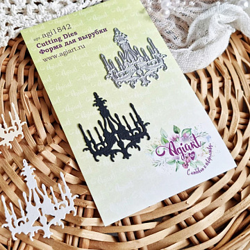 Нож "Старый замок. Люстра", 4,6х4,9 см (AgiArt)