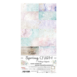 Набор бумаги 30х15 см "Spring charm. Basic", 18 листов (CraftO'clock)