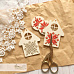 Деревянное украшение "Заготовка для вышивки. Домик", 5,3х6,5 см (LeoMammy)