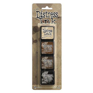 Набор штемпельных подушечек Distress mini kit 3 (Ranger)