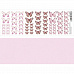 Лист с картинками 10х30 см "Бабочки розовые" (ScrapMania)
