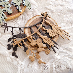 Нож "Русские сказки. Веревка с сушеными травами", 6,8х1,5 см (ScrapMania)