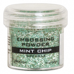 Пудра для эмбоссинга "Speckle. Mint chip. Мятный осколок" (Ranger)