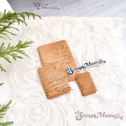 Нож "Марки. Крупный зигзаг", 3,9х5,5 см (ScrapMania)