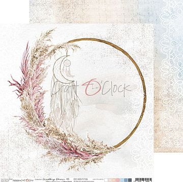 Бумага 30х30 см "Wedding Dream 06" (CraftO'clock)