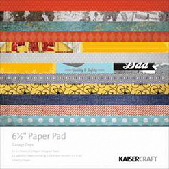 Набор бумаги 16,5х16,5 см "Garage Days", 40 листов (Kaiser)