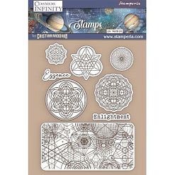 Резиновый штамп "Cosmos Infinity simboli", см (Stamperia)