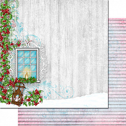 Набор бумаги 30х30 см "Winter's eve", 24 листа (Heartfelt Creations)