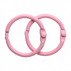 Набор колец для альбома "Розовый", 25 мм