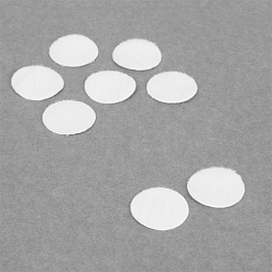 Набор кнопок-липучек "Белые", диаметр 3 см (АртУзор)