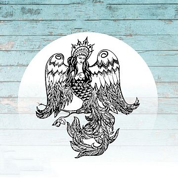 Штамп "Царевна-птица", 7х8 см (Креатив)