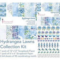 Набор для скрапбукинга "Hydrangea lawns" (DressMyCraft)