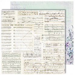 Набор бумаги 20х20 см "Flowers Symphony", 12 листов (DreamLight Studio)
