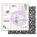 Набор бумаги с фольгированием 30х30 см "Flirty Fleur", 24 листа (Prima Marketing)