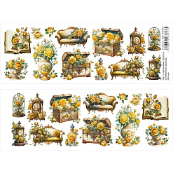Лист с картинками 10х30 см "Затерянная среди роз. Детали" (ScrapMania)