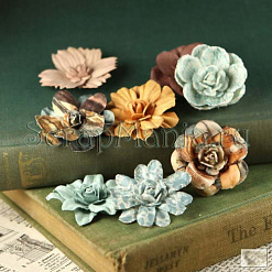 Набор бумажных цветов "Каменный цветок 3"