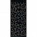 Контурные наклейки "Листья и цветы", цвет черный (Reddy)