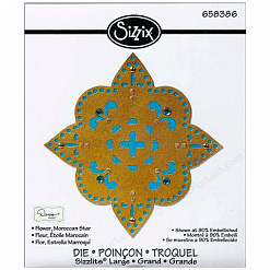 Тонкая форма для вырубки "Марокканская звезда" (Sizzix)