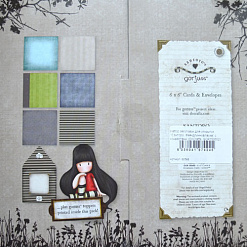 Набор заготовок для открыток "Santoro. Фея-длинновласка" с конвертами (DoCrafts)