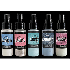 Набор сухих красок-спрей сияющие "Arctic Adventures Shimmer", 5 шт (Lindy's)