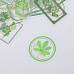 Набор наклеек "Теги. Зелёные листья", 30 шт