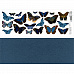 Лист с картинками 10х30 см "Синие бабочки" (ScrapMania)