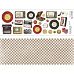 Лист с картинками 10х30 см "СССР. Мелодия" (ScrapMania)