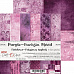 Набор бумаги 15х15 см "Purple-Fuchsia mood", 24 листа (CraftO'clock)
