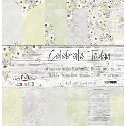 Набор бумаги 30х30 см "Celebrate today", 6 листов (CraftO'clock)