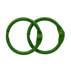 Набор колец для альбома "Зеленый", 25 мм