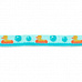 Лента атласная "Уточки на голубом", ширина 6 мм, длина 3 м