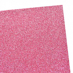 Лист фоамирана с глиттером 20х30 см "Розовый леденец", 2 мм
