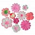 Набор бумажных цветочков "Оттенки розового" (ScrapBerry's)