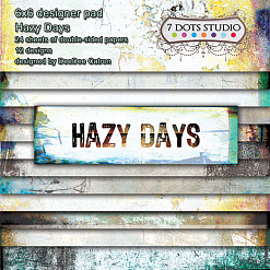 Набор бумаги 15х15 см "Hazy Days", 24 листа (7 Dots)